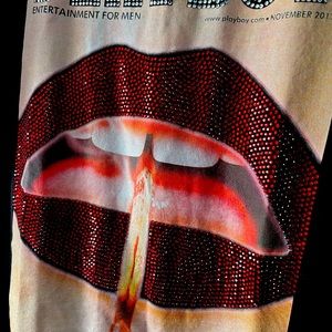 Playboy rhinestone tshirt dress